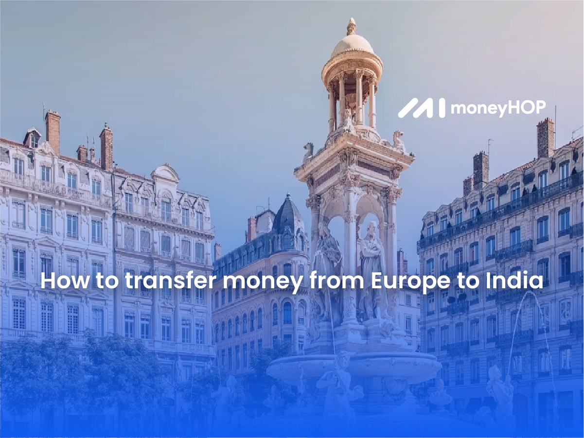 How to transfer money from Europe to India 